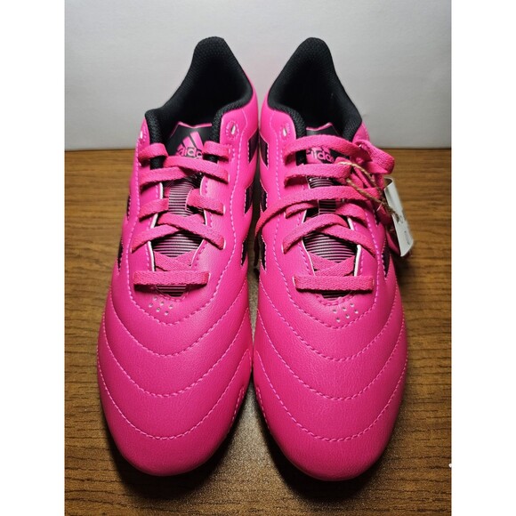 New PINK Adidas Goletto VIII FG J Soccer Cleats GW6163 KIDS Size 4.5 - Picture 4 of 9